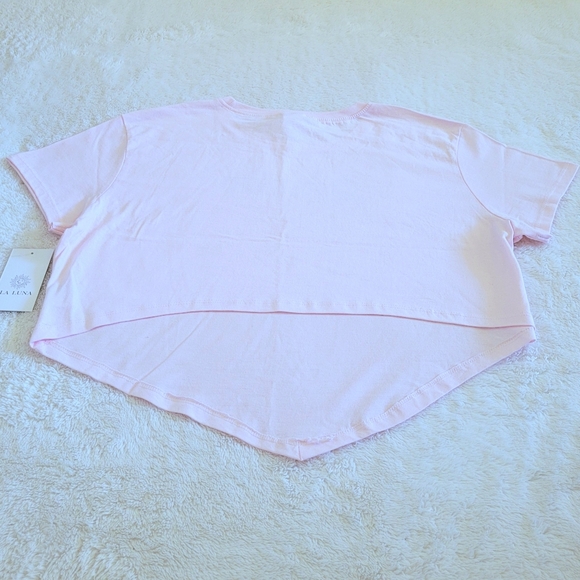 La Luna🌙 "Amour"♥️ Rhinestone Tee👕 - NWT - Picture 13 of 14